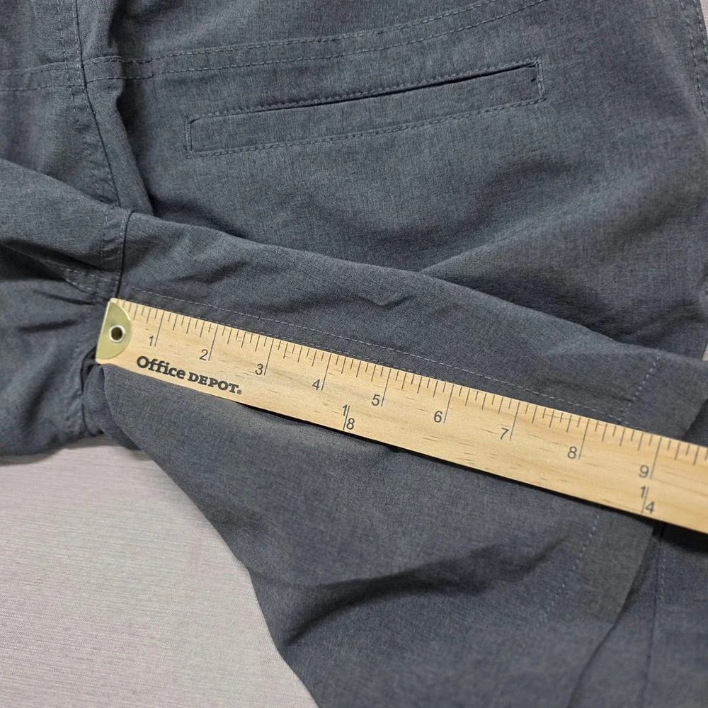 Panama Jack Mens Hybrid Performance‎ Shorts Charcoal Gray Heather Size 36 Tech